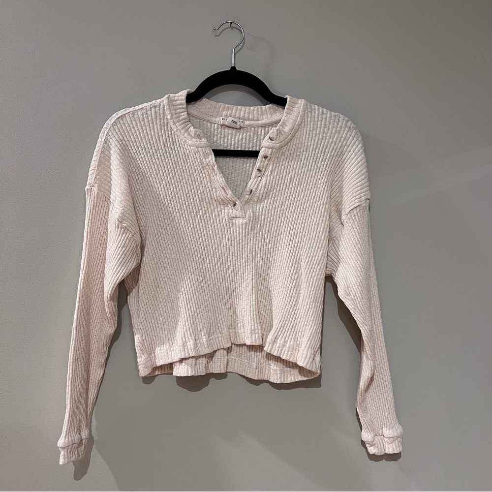 Billabong Long Sleeve Cropped Sweater